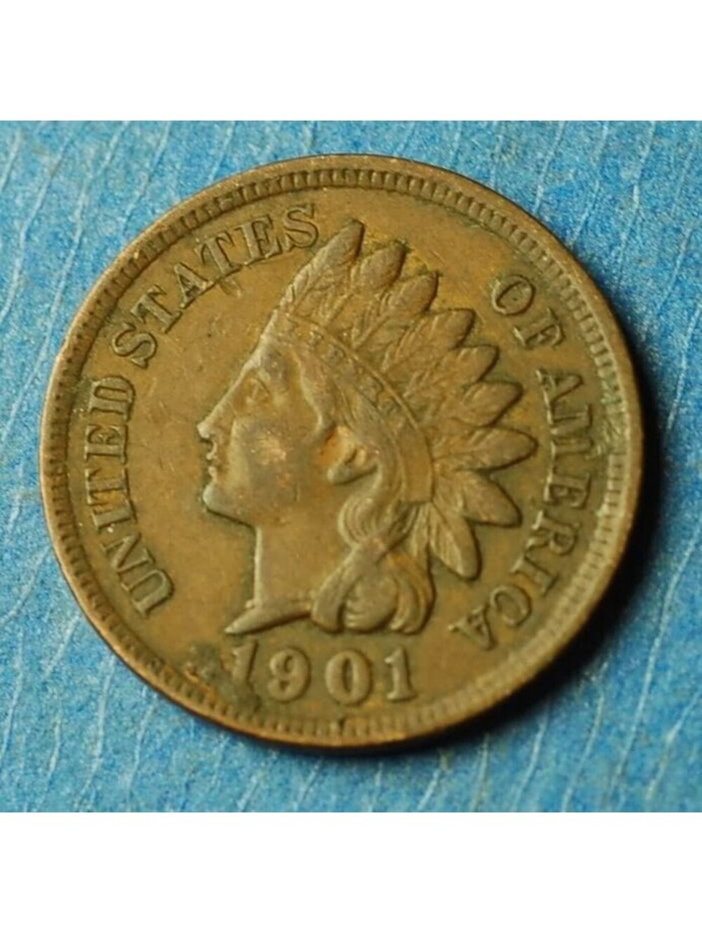 W1817 1901 Indian Head Cent Penny 1c - Check Out Our Store 🤩🤩BOLD DETAILS🤩🤩